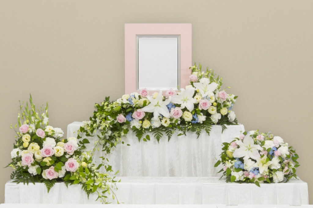 ともいき社花祭壇６尺幅